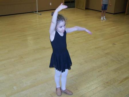 Marissa at Ballet Class