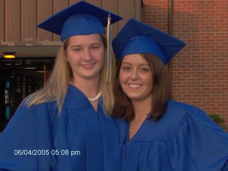 Ashley and Amanda's HS graduation '05