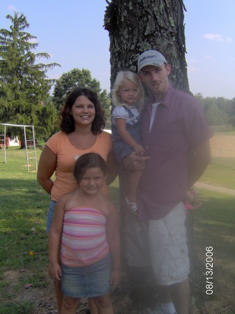 WESLEY AND HIS WIFE SHANNON WITH KYLYN AND KAMIRA (WESLEY IS MY SON)