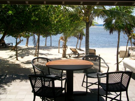 Our Patio on Roatan Island, Honduras