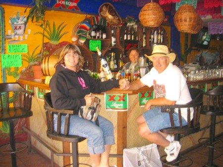 In Mexico at the Cantina