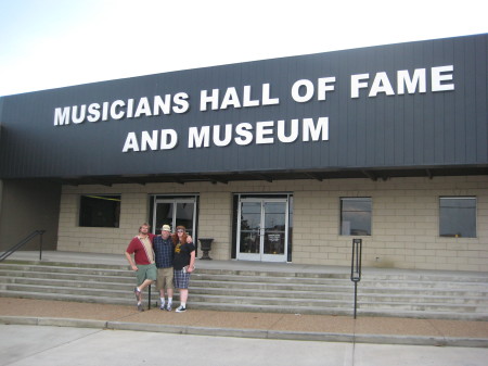 Us at the Nashville Musicians Hall of Fame