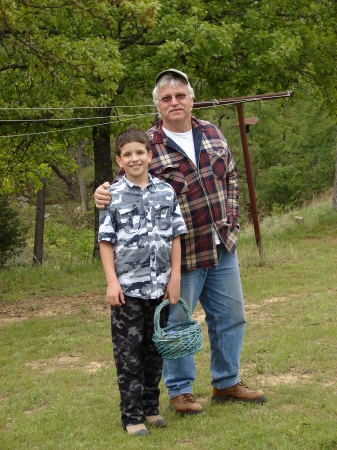 my husband, Bruce, & #3 grandson, Julian