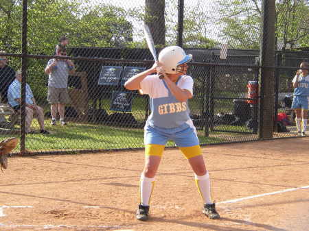 Erica Batting for Gibbs!