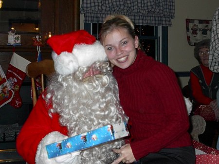 My daughter "OH' don't forget santa