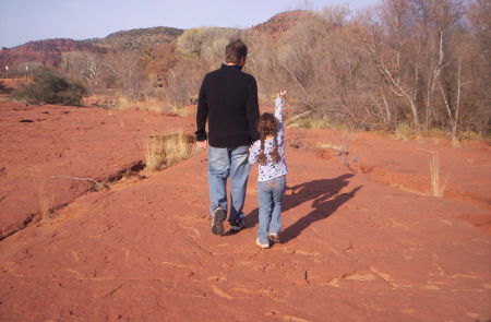 Annika and me in Sedona, Arizona