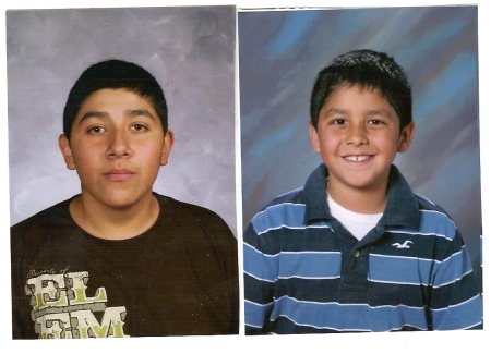 My older boys Jared almost 15 and Issac 9