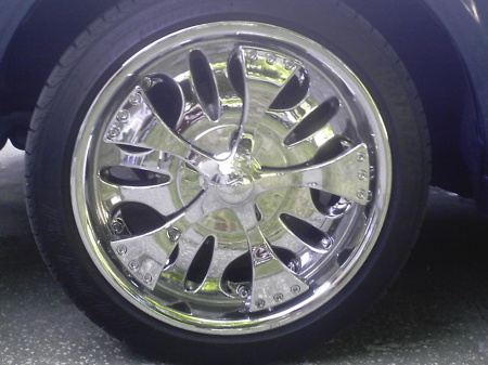 the spinner rims for my projrct car