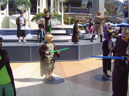 My Son in Jedi Training