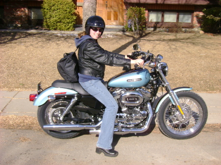 Me on my new Harley Davidson!