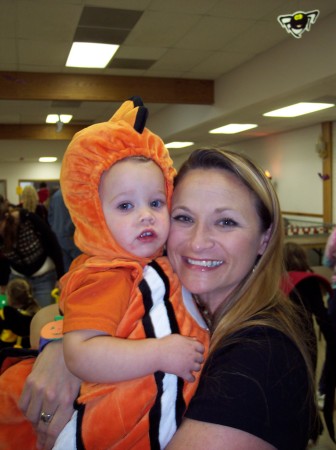 Me & my lil man Ty on Halloween 06