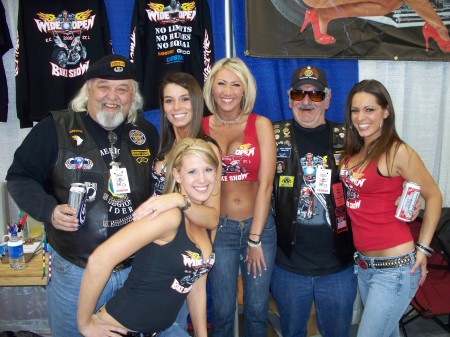 Hard at work - Wide Open Motorcycle Show