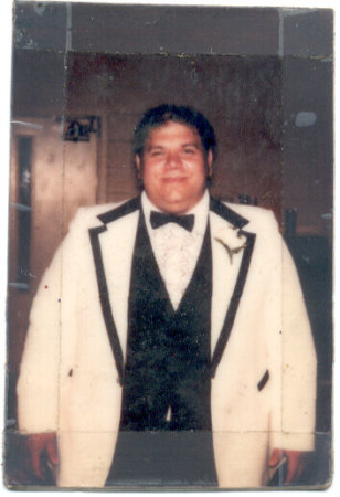 At my brother's wedding 1988