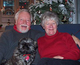 Christmas 2006: Marjorie & Gidget