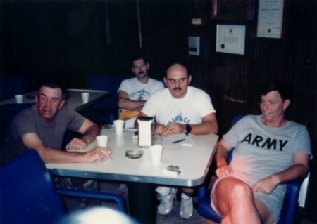 In the Page's wardroom, 1987.