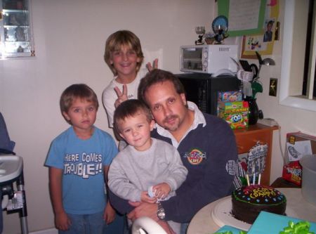 Me and my boys on my birthday 2007.