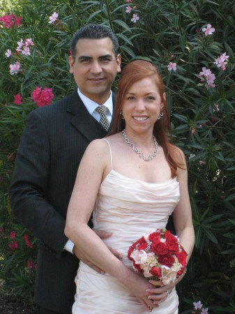 My sister Ely & her new hubby Juan