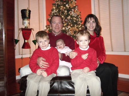 2007 Christmas family photo