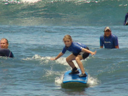 Surfing in Hawaii