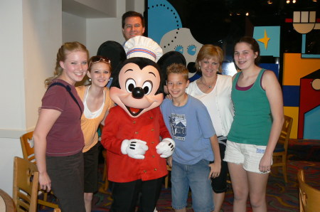 The gang with Mickey!