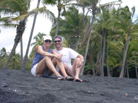 Black Sand Beach Kona HI