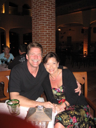 Ian and me.  Riviera Maya vacation