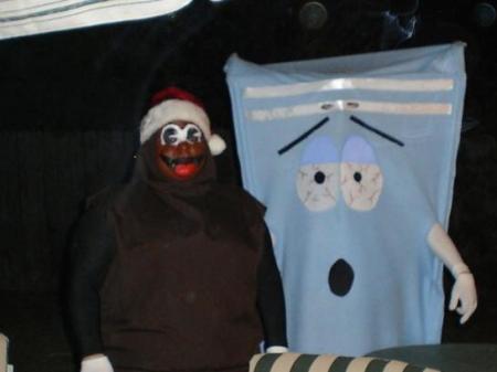 me and jeannie as mr towlie and mr hanky poo