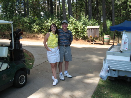 Jim and I at Apple Mtn. Golf 2006