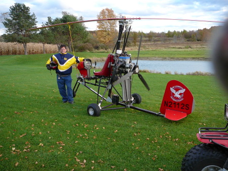 Doug and his Gyrocopter