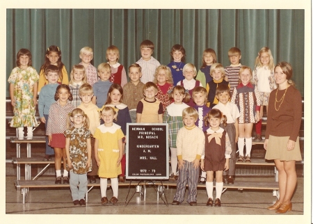 Newman Elementary Kindergarten 1972-1973