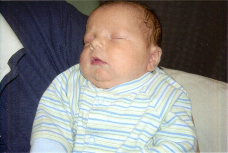 The day we came home from the NICU with Luke
