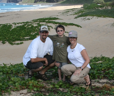 My Cute Family in Kauai