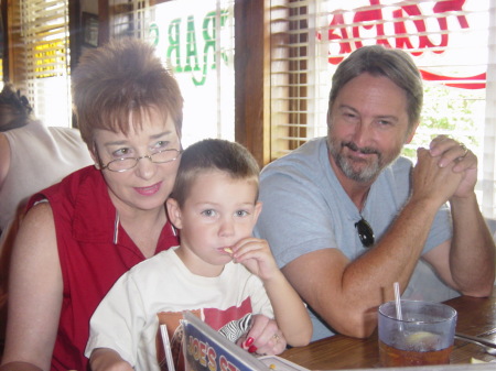 Nephew Austin w/ Mom & Kevin