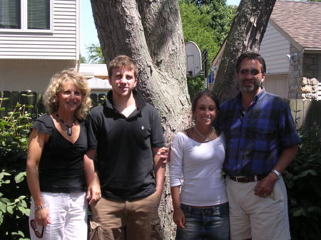 Nancy, Andrew (20), Jenn (16) and Barry (22yrs)