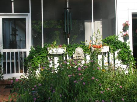 Porch Flower Garden