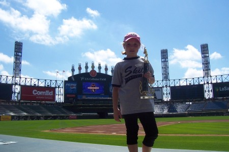 Lexi-3rd Place White Sox Skills Competition