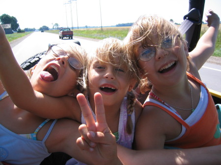 My Girls Having Fun in the Jeep Summer 2005