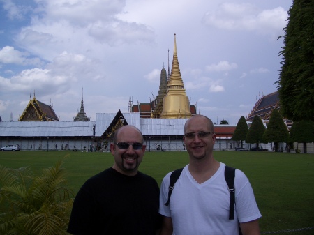 Brad and I in Bangkok, August 2006