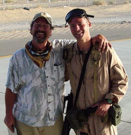 My youngest son and me - Afghanistan 2005