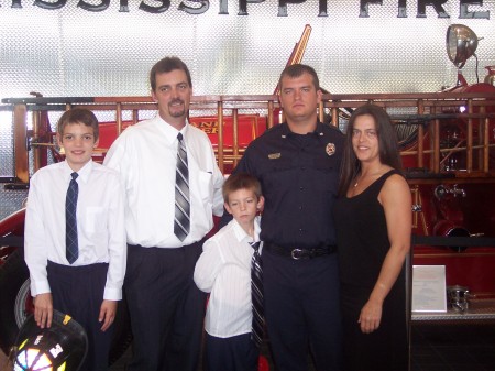 this is my family my oldest Graduated from the Fire Academy