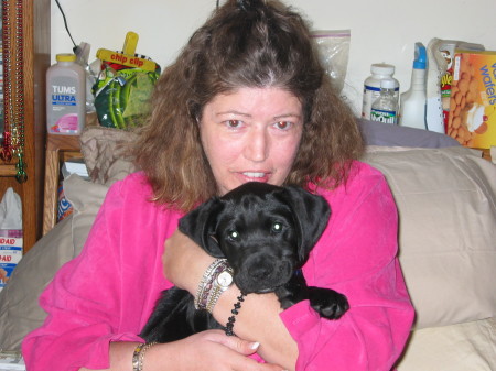 Wife Kym & Charly as a Pup