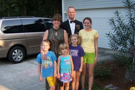 family photo for navy ball 2005