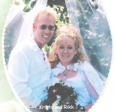 Our Wedding Day - My wife Krista ( thought I would never be able to say the word wife, lol )