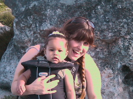 Kyria & I on Table Mountain, South Africa