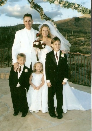 My family on our wedding day 2005