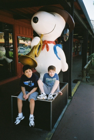 The boys at Knotts 2006.