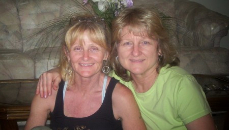 My sister Peggy & me