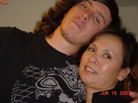 my oldest son (Bo) and wife