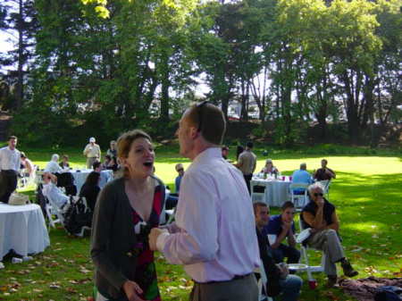 Dan and Kari dancing in Golden Gate Park