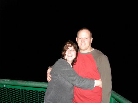 Dee & I on the Seattle ferry